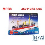Bộ lắp ráp mô hình giấy 3d tàu thuyền bằng giấy cứng legaxi mpb8