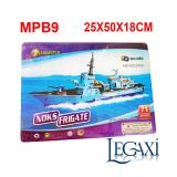 Bộ lắp ráp mô hình giấy 3d tàu thuyền bằng giấy cứng legaxi mpb9