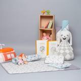 Bộ nệm và gối thoáng khí Babymuffin (Đại dương xanh)
