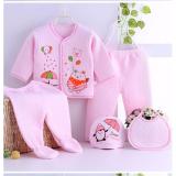 Bộ sơ sinh BÔNG XỐP 5 chi tiết cho bé
