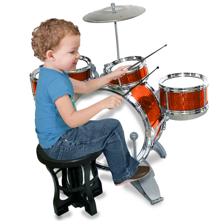 Gia siêu tốc SG- Bộ Trống Jazz Drum cho bé - loại lớn 5 trống, phát triển năng khiếu âm nhạc cho bé