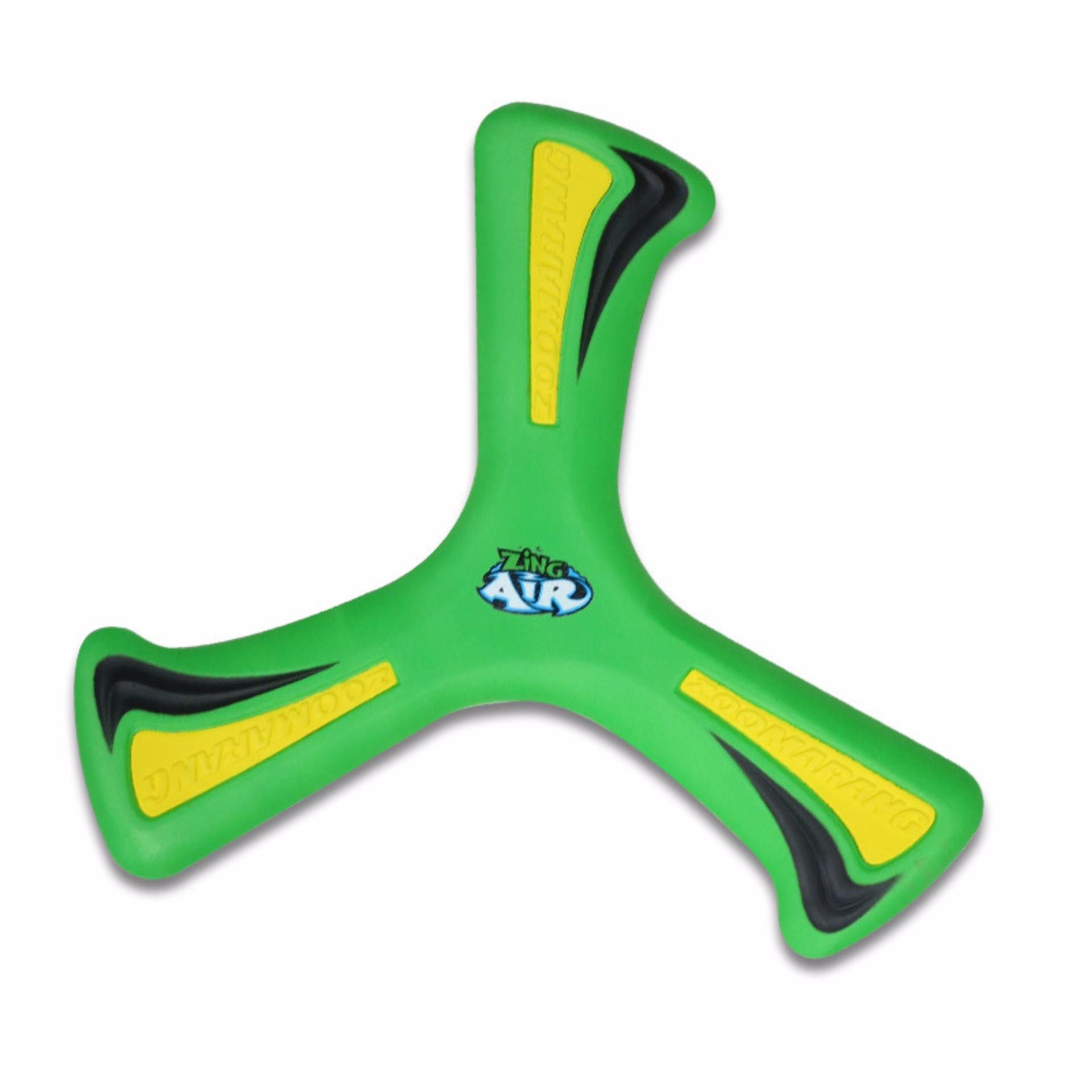[HCM SHIP NHANH]Boomerang 3 cánh MÚT XỐP - Zing Air (màu xanh lá cây)