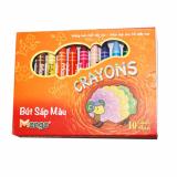 [HCM]Bút sáp màu Mango hộp 10 màu vẽ (Đỏ)