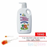 Chai Nước rửa bình sữa Kodomo 750ml TẶNG 1 Cọ rửa bình sữa và núm ty