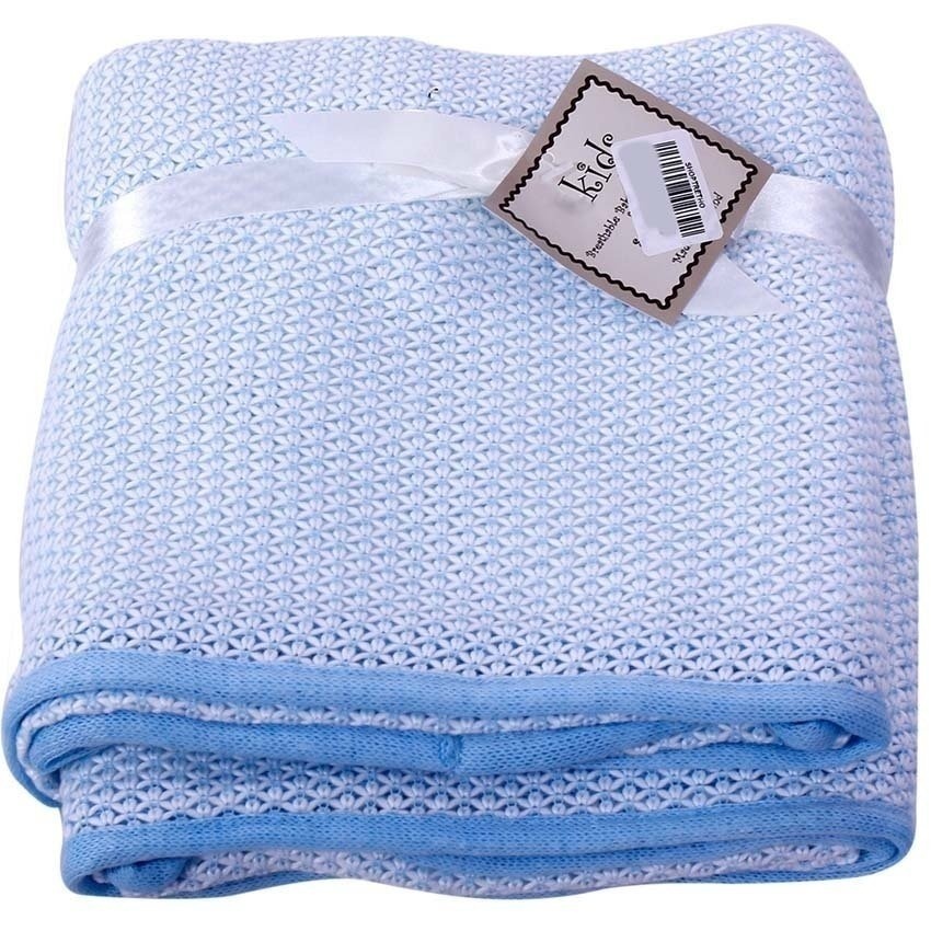 Chăn lưới chống ngạt cho bé Baby IQ (Xanh)