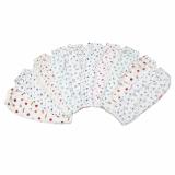 Quần dài sơ sinh (Combo 10 chiếc) chất cotton màu trắng in hoạ tiết cho bé có size cho bé từ 3 đến 8kg
