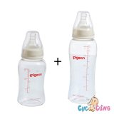 Combo 2 Bình sữa Pigeon Streamline 150ml + Bình sữa Pigeon Streamline 250ml