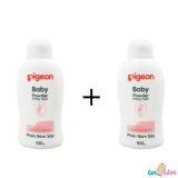 Combo 2 chai Phấn rôm Pigeon 100gr