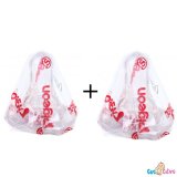 Combo 2 Ty bình sữa Pigeon Silicone cổ thường size S - đơn