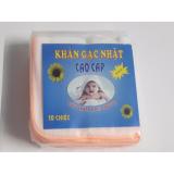COMBO 4 GÓI KHĂN SỮA CAO CẤP NHỎ 4 LỚP (tặng quà)