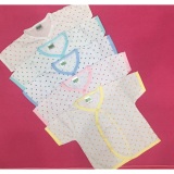 Combo 5 Áo Chấm Bi TN Cho Bé 3-12Kg