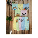 Combo 5 bộ quần áo cotton dài tay Hình thú Chipxinhxk