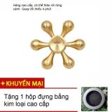 Con quay 6 cánh Fidget Spinner cao cấp không ma sát xả stress (màu vàng)