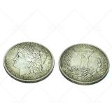 [HCM]Đồ chơi ảo thuật với xu one dollar morgan bạc