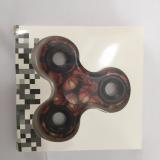Đồ chơi con quay Fidget Spinner cao cấp (hoa văn bóng rổ)