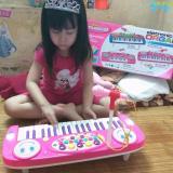 Đồ chơi đàn Organ mini kèm micro Electronic Organ No.3702A