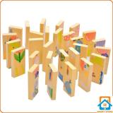 Đồ chơi Domino gỗ / Thẻ xếp hình 28 miếng - MS