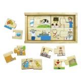 Đồ chơi gỗ Bộ tìm 24 cặp phù hợp (62332)