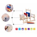 Đồ chơi máy dệt len mini thủ công DIY bằng gỗ