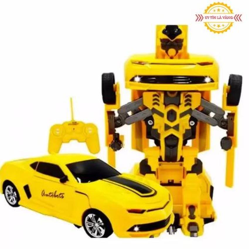 Đồ chơi ô tô biến hình thành Robot  (Vàng)
