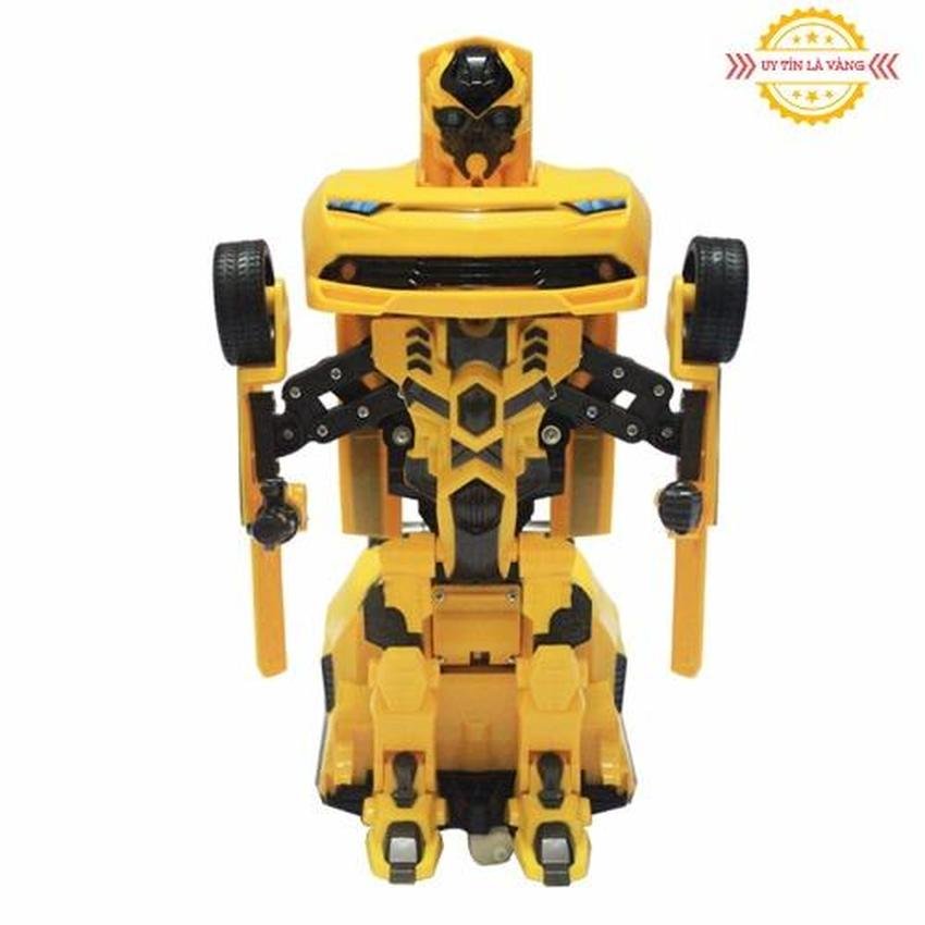 Đồ chơi ô tô biến hình thành Robot  (Vàng)