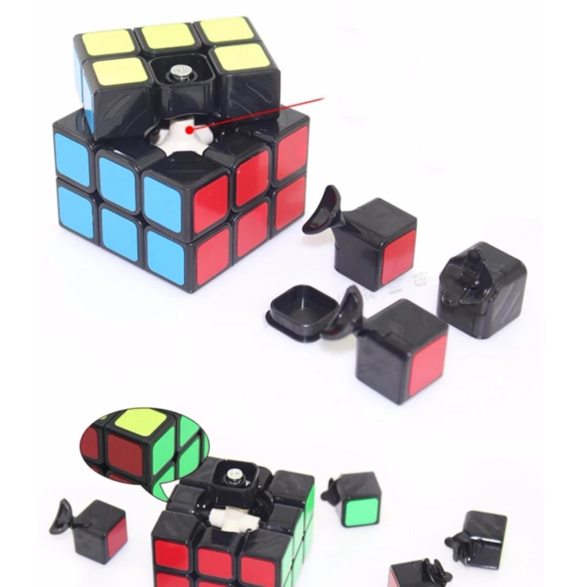 Đồ chơi phát triển kỹ năng Rubik' Cube 3 x 3 (Đen)