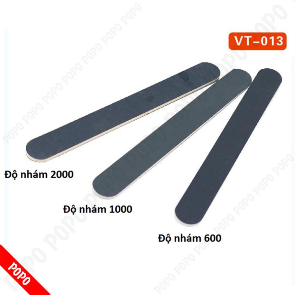 Dũa đánh bóng mô hình (bộ 3 dụng cụ đánh bóng độ nhám tăng dần) hỗ trợ lắp ráp mô hình Gundam Bandai