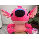 GẤU BÔNG STITCH CAO CẤP CAO 60CM (Hồng)