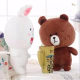 Gấu brown và thỏ cony nhồi bông - cao 35cm