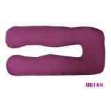 Gối bà bầu chữ U berry BB168 (Tím hồng)