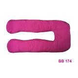 Gối bà bầu chữ U berry BB174 (Hồng)