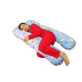 Gối bà bầu chữ U berry MN1002 (Xanh Kitty)