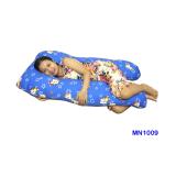 Gối bà bầu chữ U berry MN1009 (Khỉ Bubu xanh)