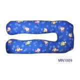 Gối bà bầu chữ U berry MN1009 (Khỉ Bubu xanh)