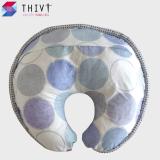 Gối đa năng chữ C Lớn Cho Bé 08 - THIVI (Bi Tím Xanh)