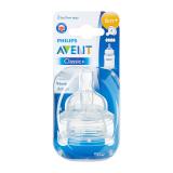Hộp 2 núm ty bình sữa AVENT Classic size 4 (>6th)