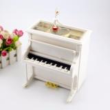 [HCM SHIP NHANH]Hộp nhạc piano vũ công V.3 (màu trắng)