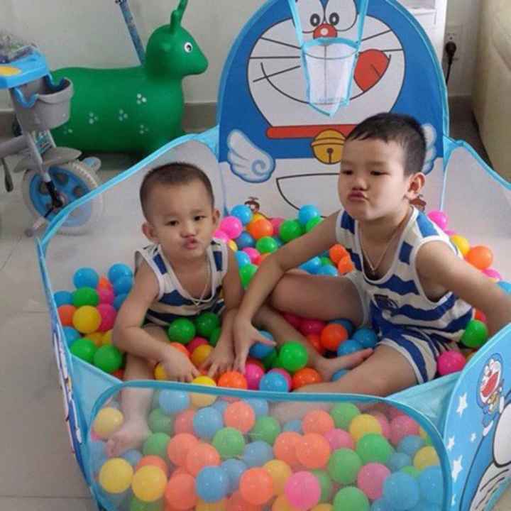 Lều bóng doremon cho bé kèm 100 bóng