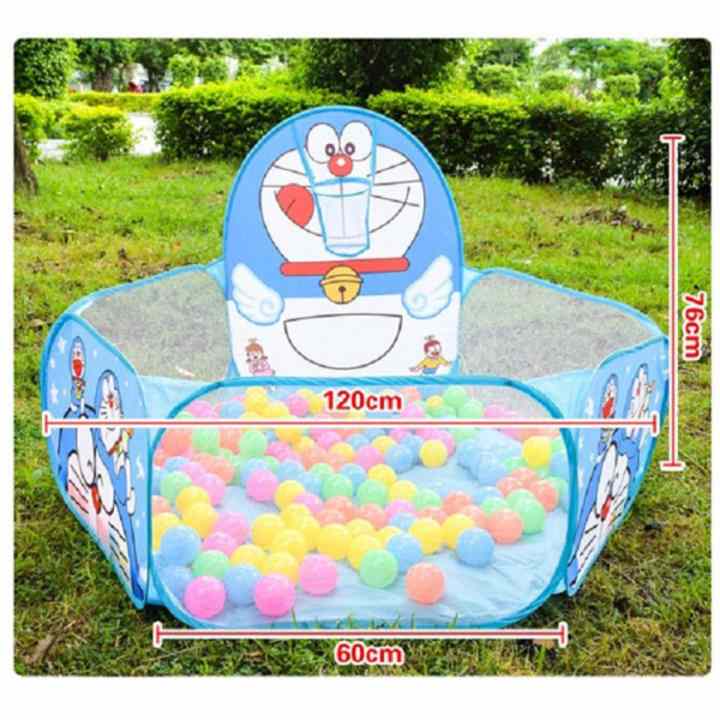 Lều bóng doremon cho bé kèm 100 bóng