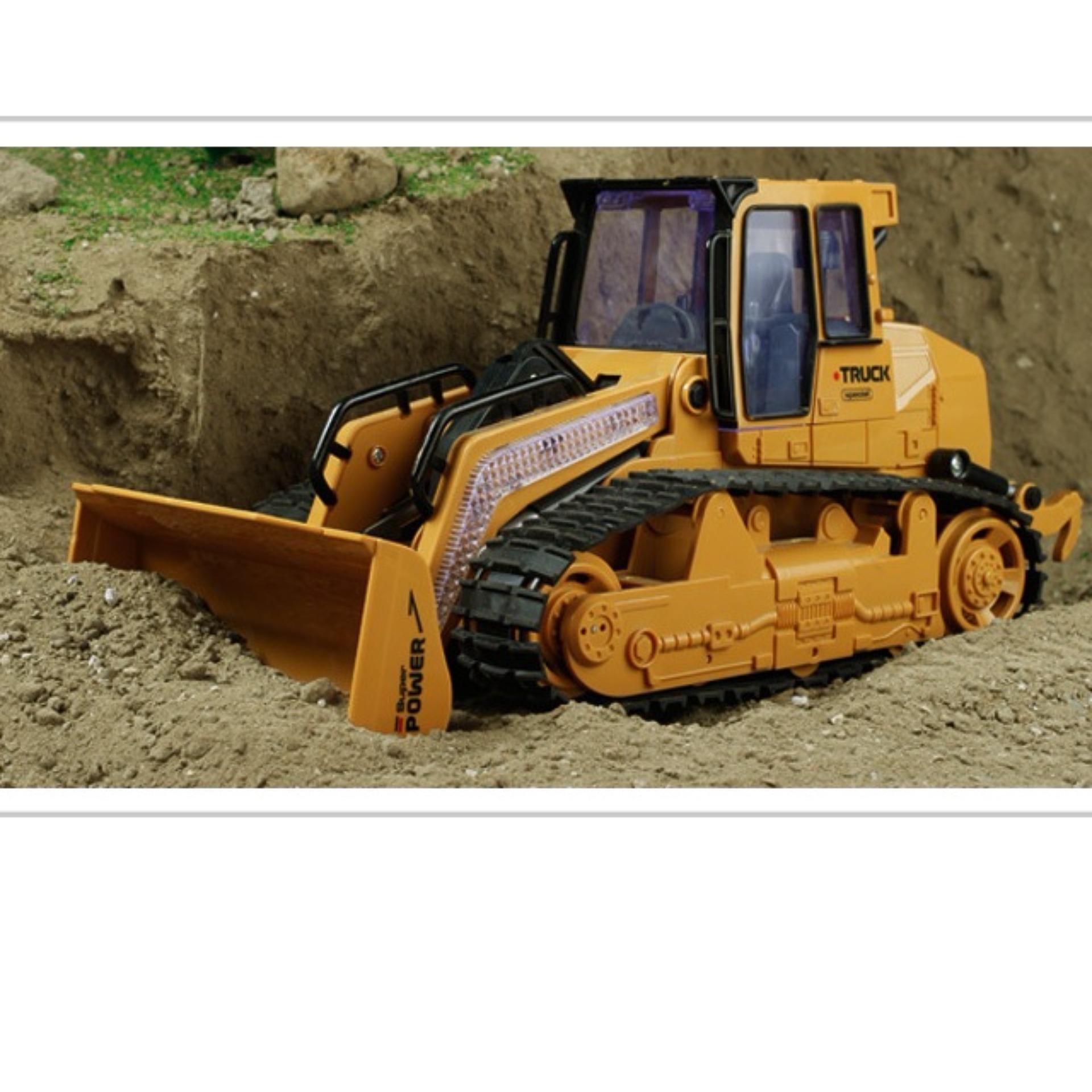 Máy ủi lớn chạy xích