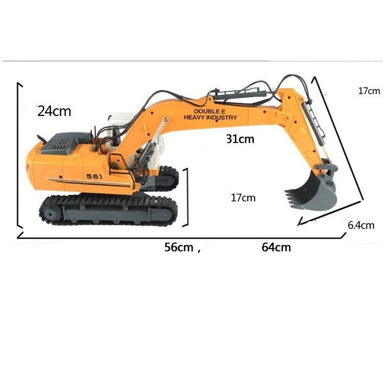 Máy xúc gầu múc kim loại DIY E561-003