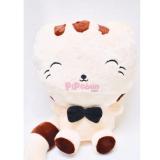 [HCM]Gấu bông Mèo Meng Meng vải lông mịn cao cấp Pipobun size 40cm - Happylive Shop