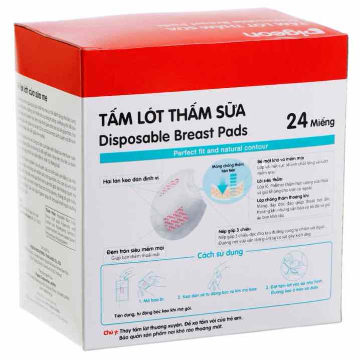 Miếng lót thấm sữa Pigeon 24psc