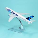 MÔ HÌNH MÁY BAY KIM LOẠI 16CM - EGYPT AIR ( AI CẬP )