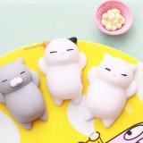 Mochi squishy mèo XÁM mập ú - Đồ chơi cho bé