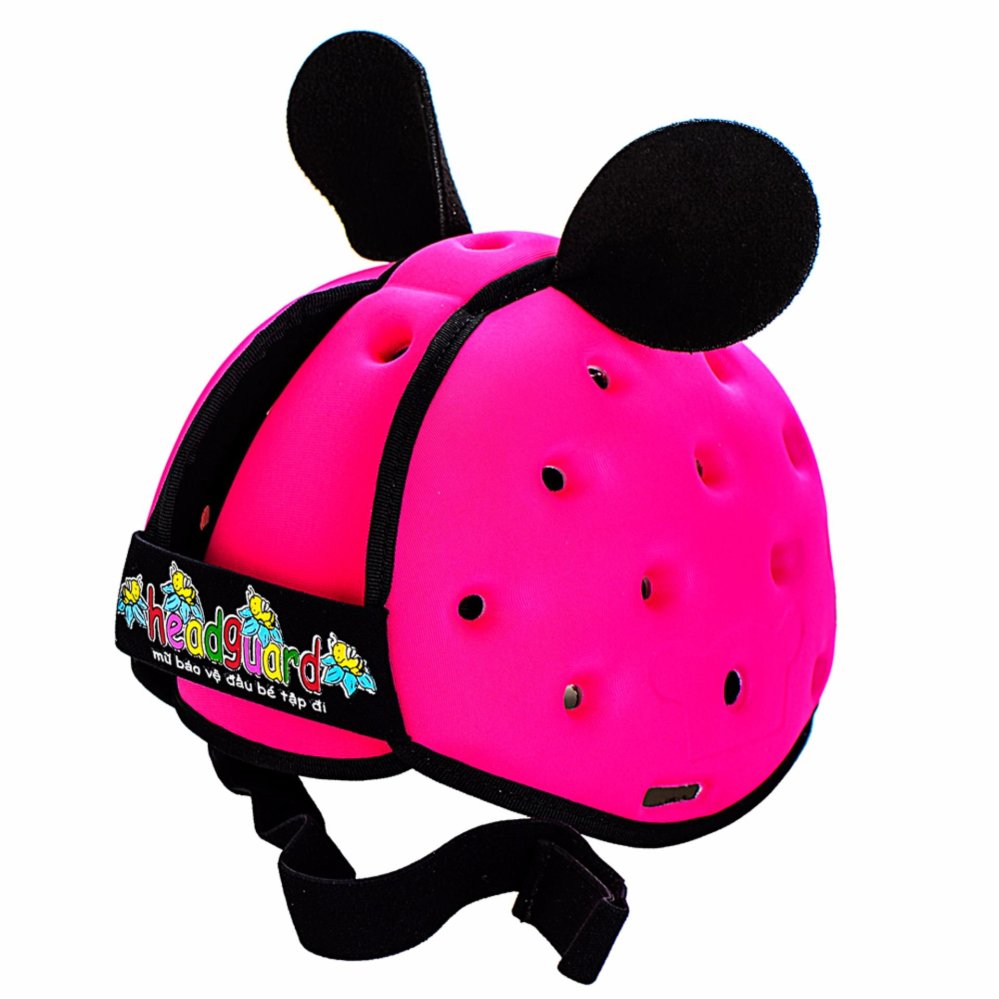 Nón Bảo Hiểm Bảo Vệ Đầu Em Bé Tập Đi HeadGuard (Hồng)