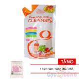 Nước rửa bình sữa Wesser Gói 500ml Tặng 1 gói tăm bông đầu nhỏ - nuoc rua binh sua