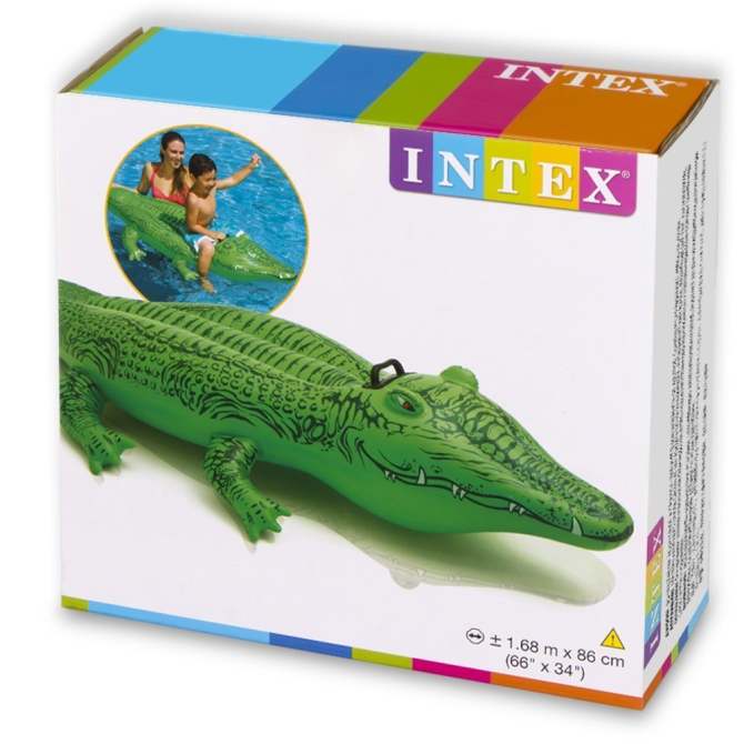 Hình ảnh Phao bơi hình cá sấu Intex 58546