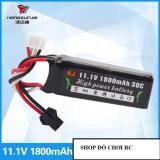 Pin đồ chơi 11.1V dung lượng 1800mAh chuẩn kết nối SM