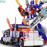 Robot Transformer lắp ráp thành ôtô cao 22cm mẫu Optimus Prime